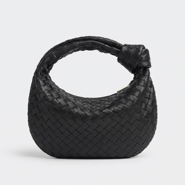 Lucia | Bolso Hobo Mujer Con Trenzado Intrecciato Y Asa Anudada | Elegante