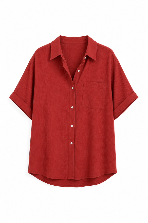 Blusa de Lino Mujer — Corte Suelto