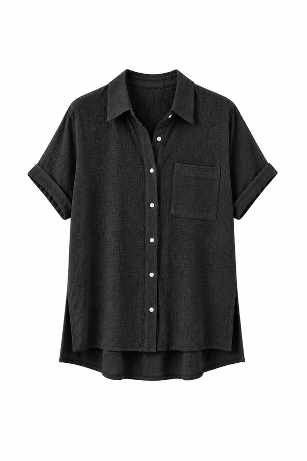 Blusa de Lino Mujer — Corte Suelto