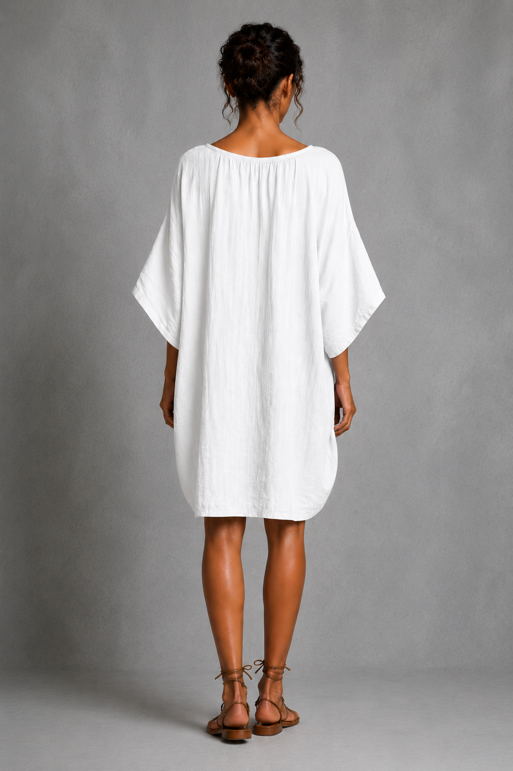 Vestido Midi De Lino