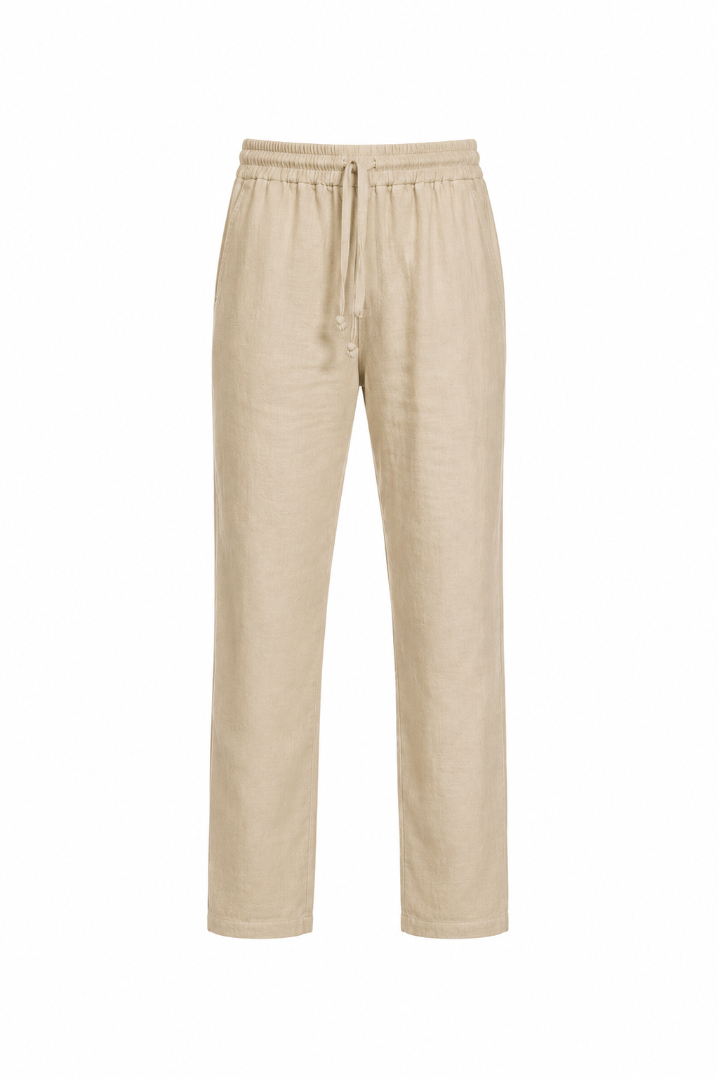Hombre Pantalon Largo Lino