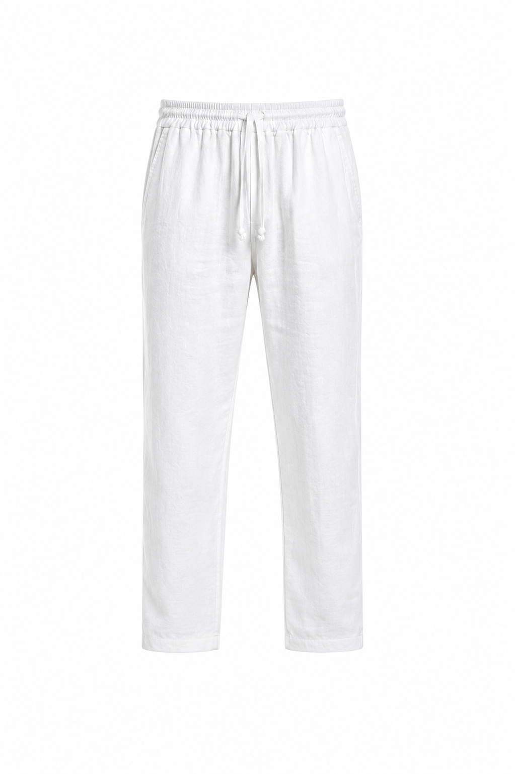 Hombre Pantalon Largo Lino