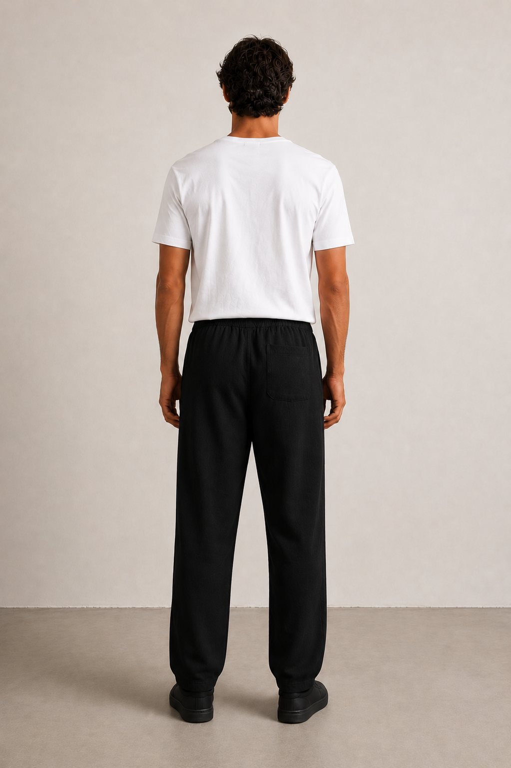 Hombre Pantalon Largo Lino