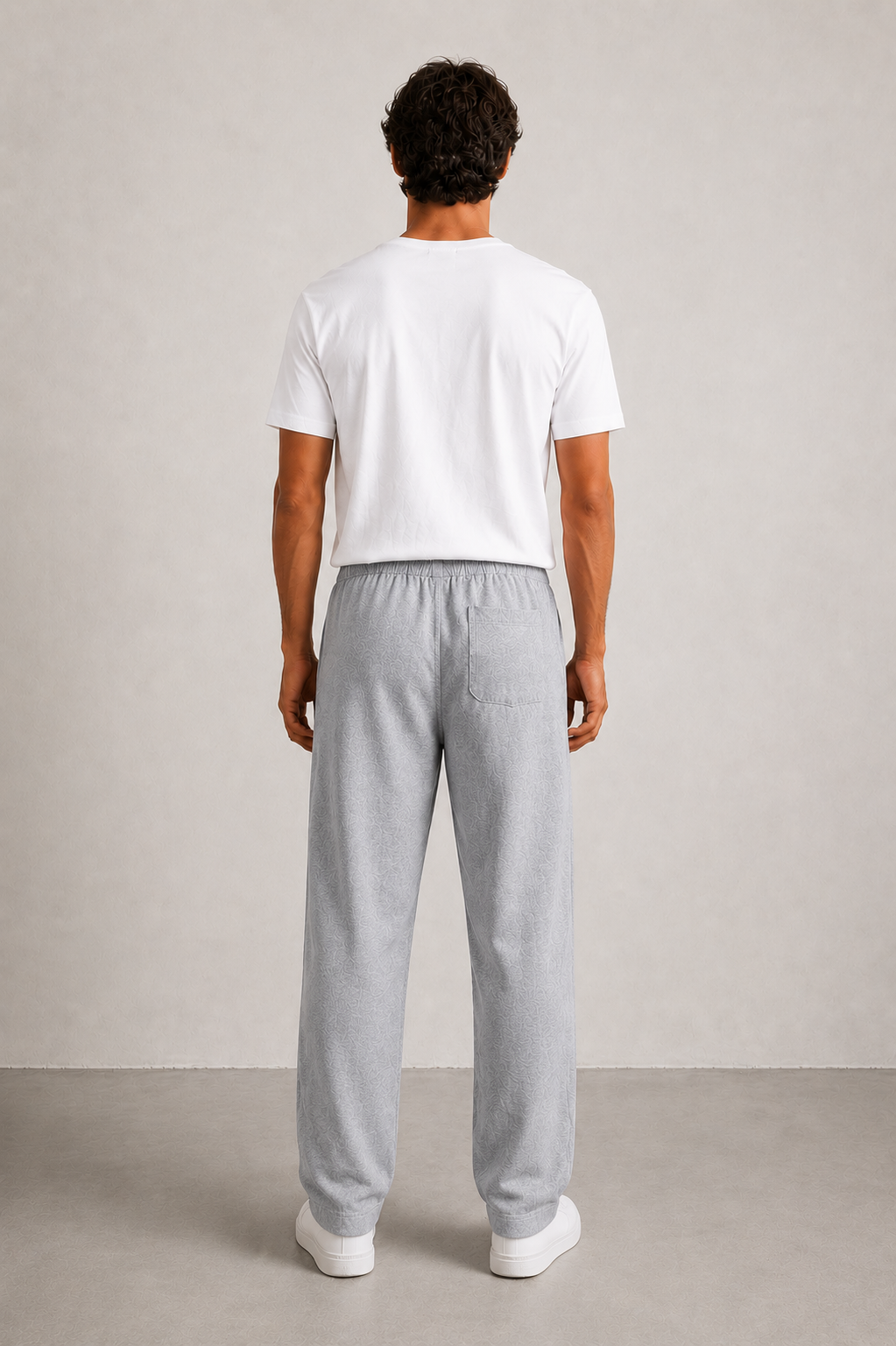 Hombre Pantalon Largo Lino