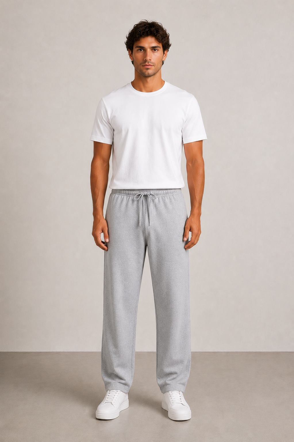 Hombre Pantalon Largo Lino