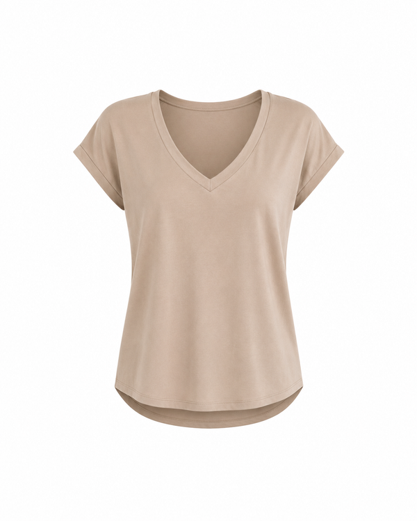 Camiseta basica de pico