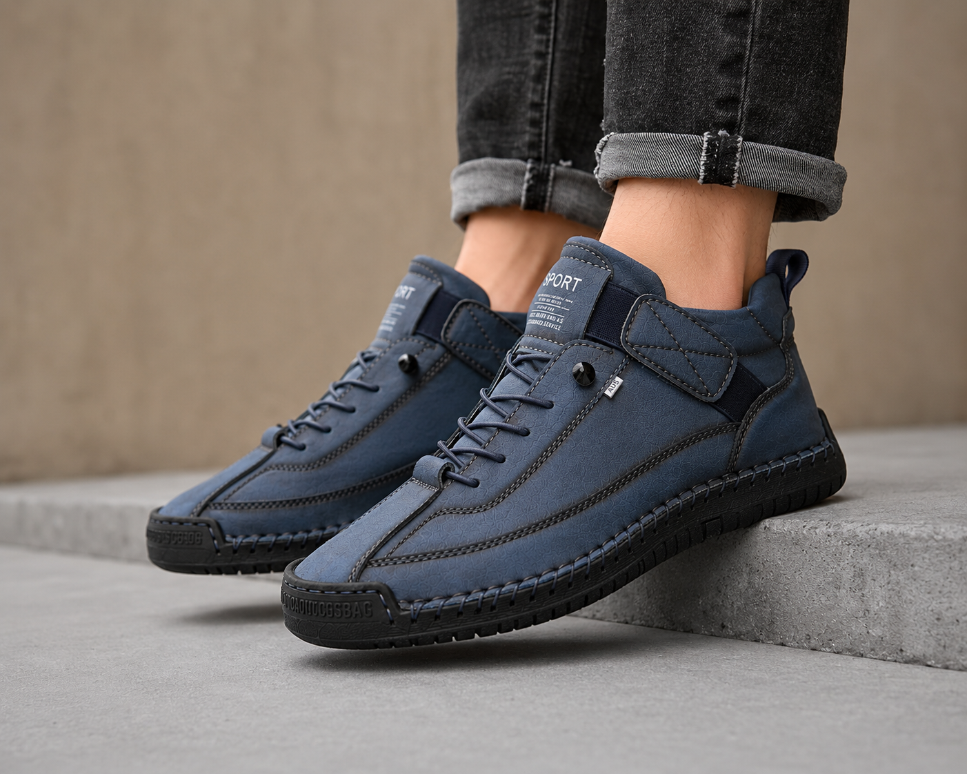 Mocasines de Cuero
