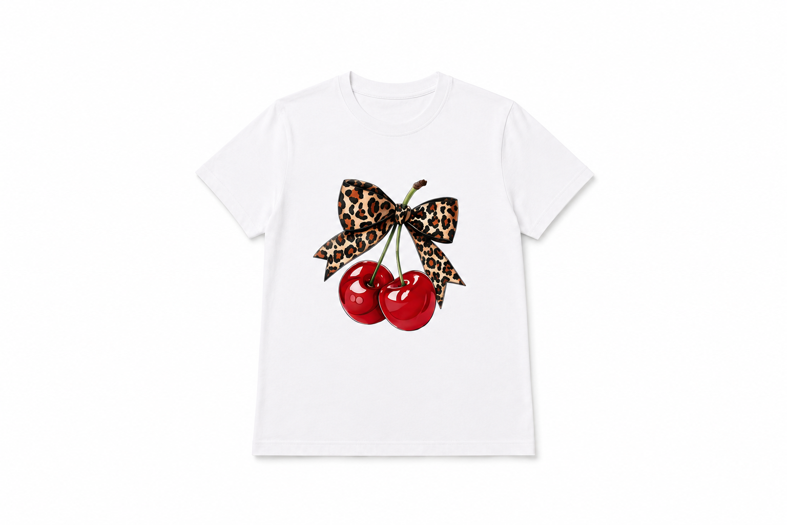 Camiseta Estampado cerezas