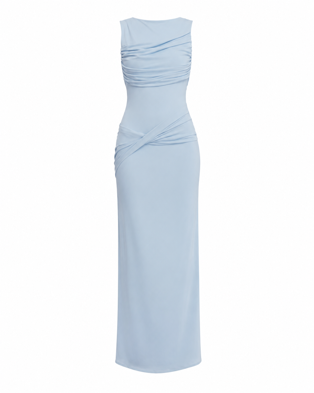 Vestido largo con espalda descubierta