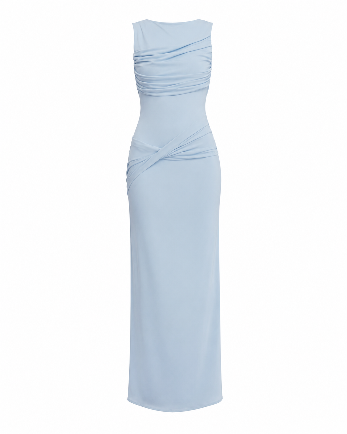 Vestido largo con espalda descubierta
