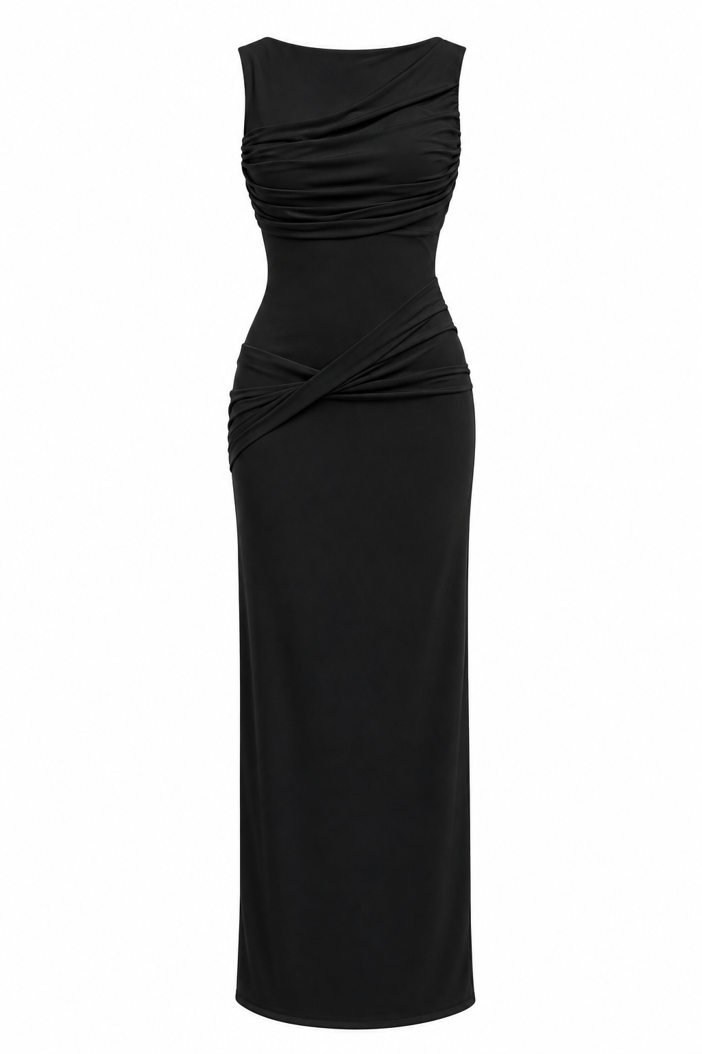 Vestido largo con espalda descubierta