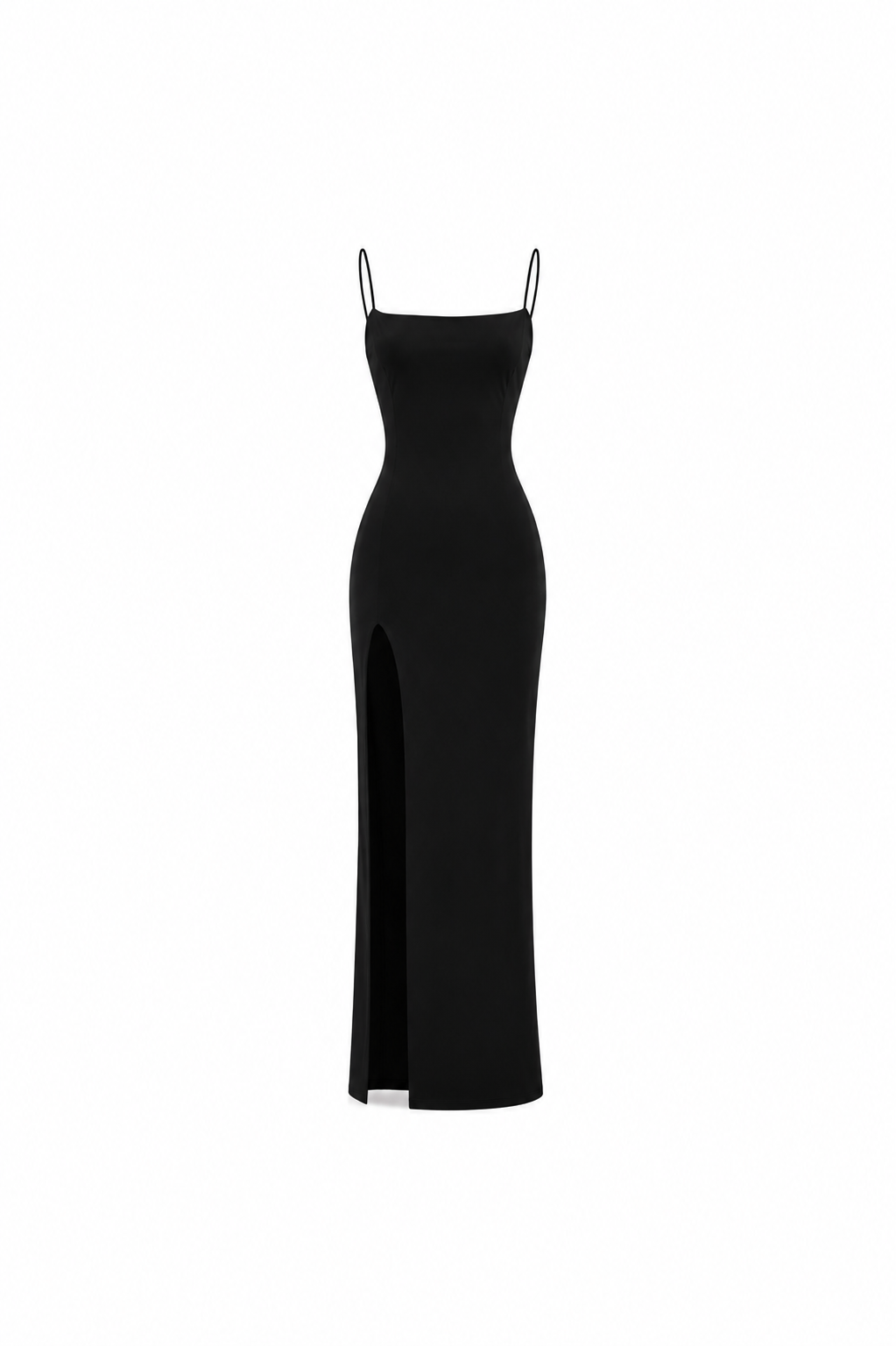 Vestido de tirantes pierna abierta
