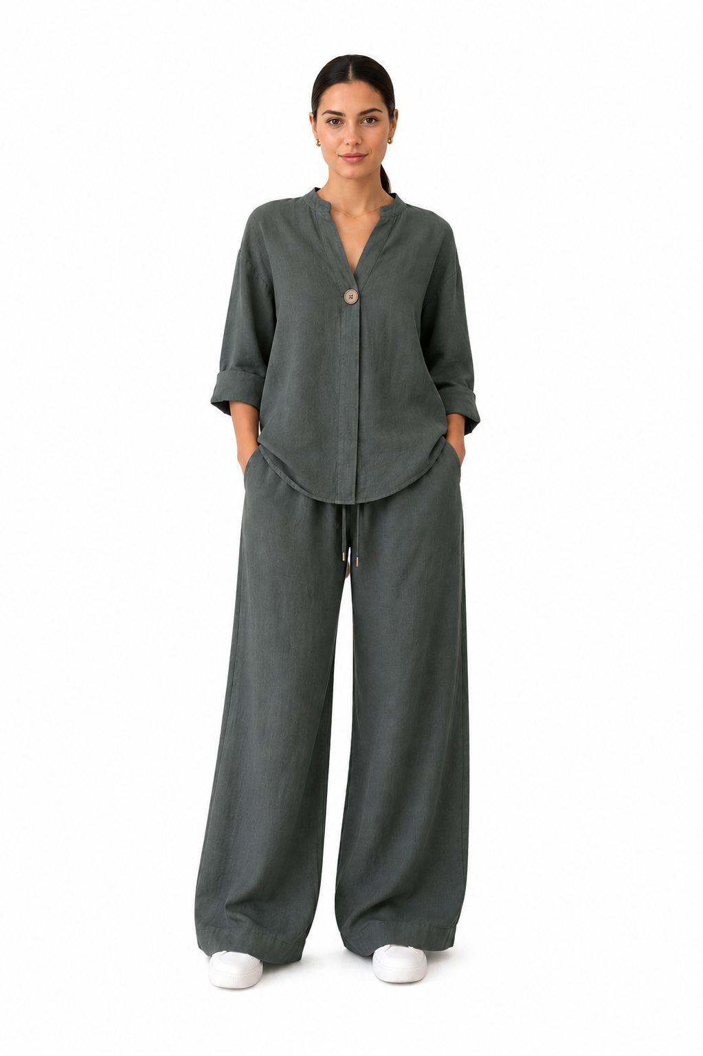 Conjunto de Lino y alghodon