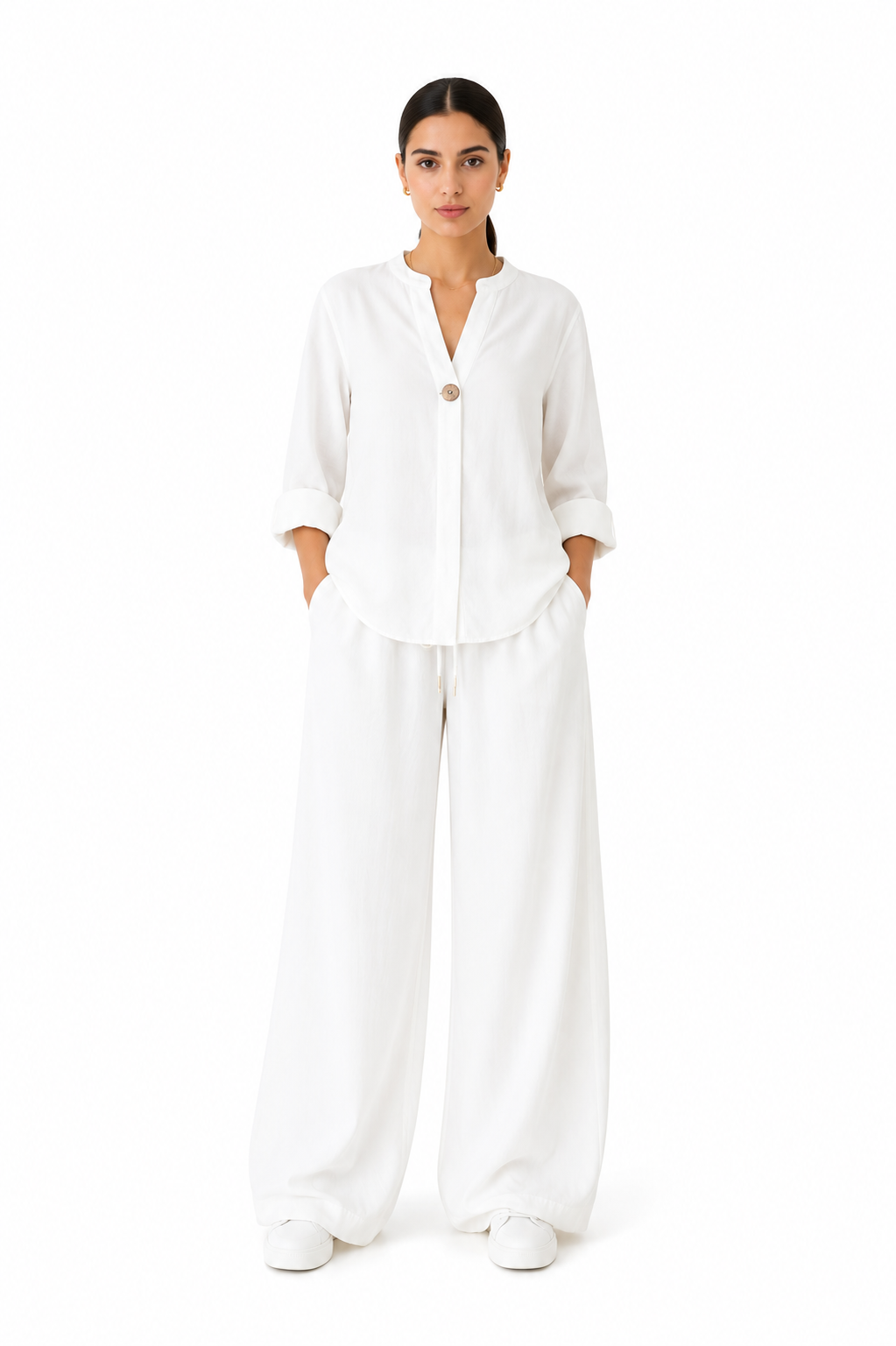 Conjunto de Lino y alghodon