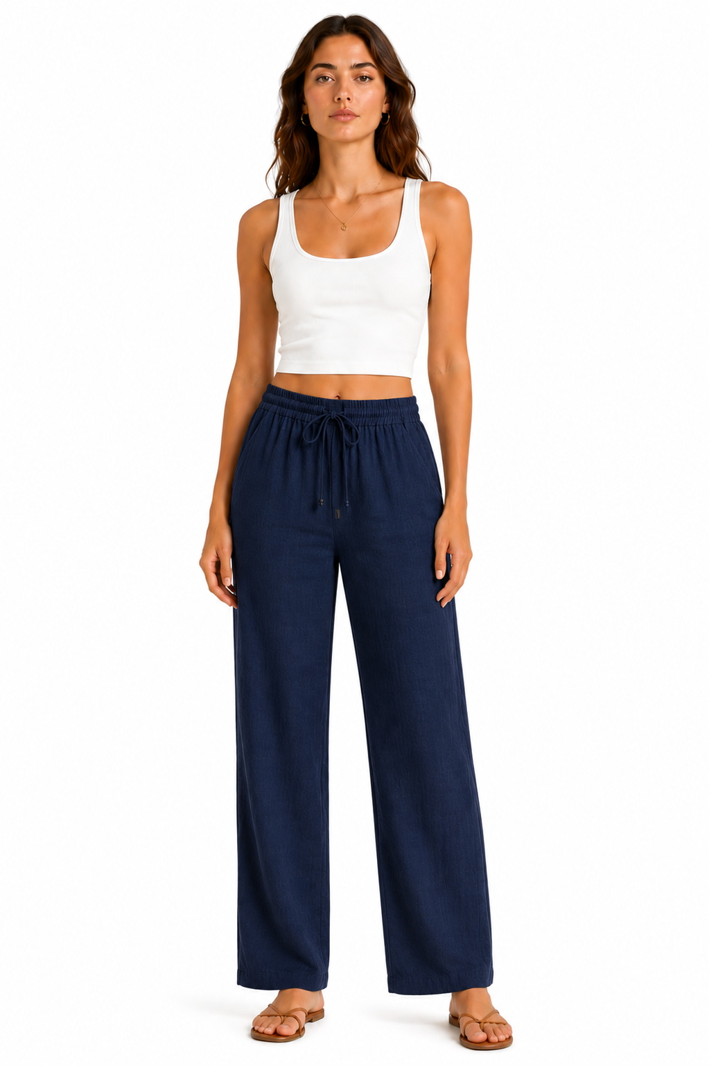 Pantalones de Lino/Algodón