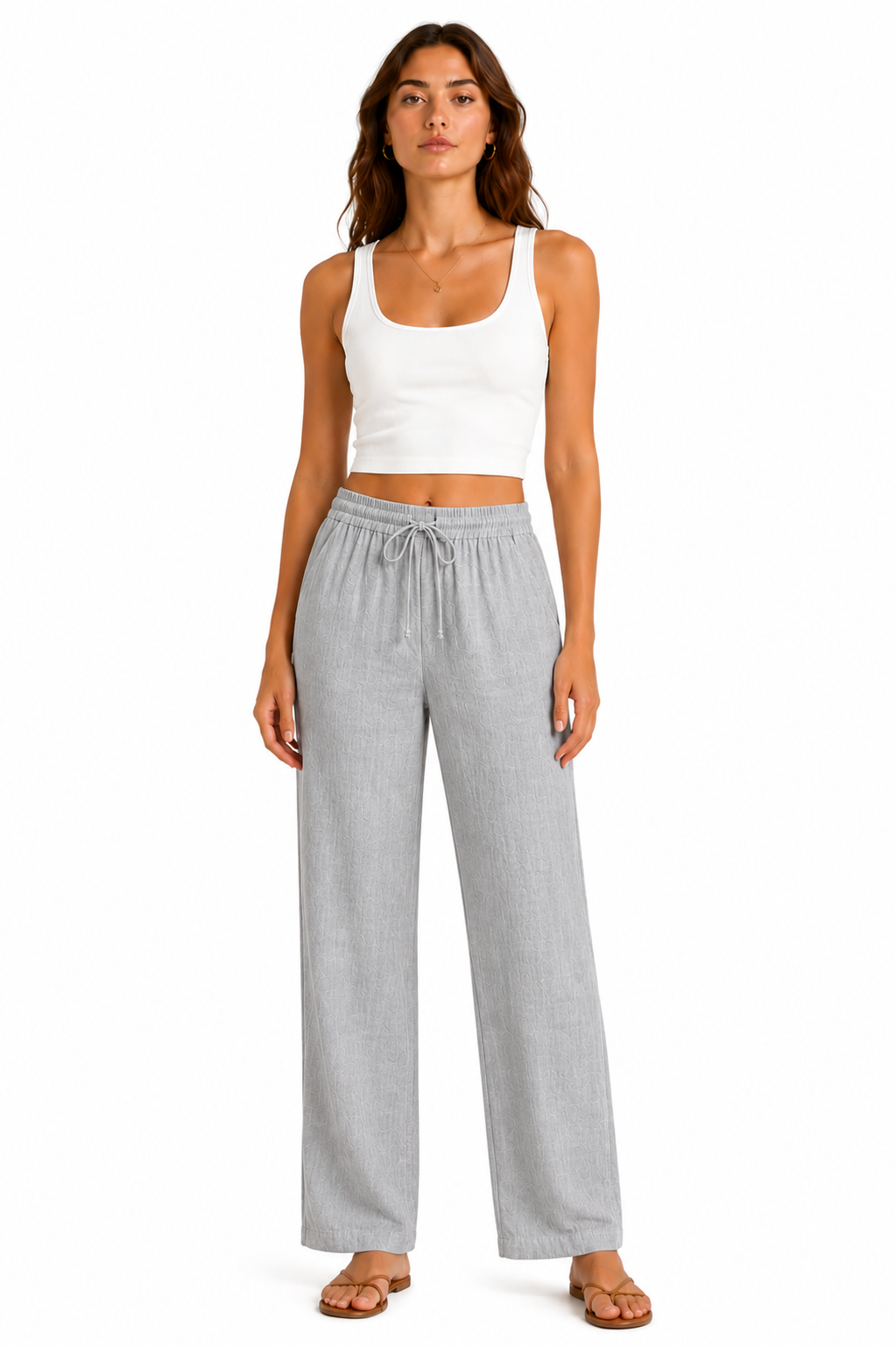 Pantalones de Lino/Algodón