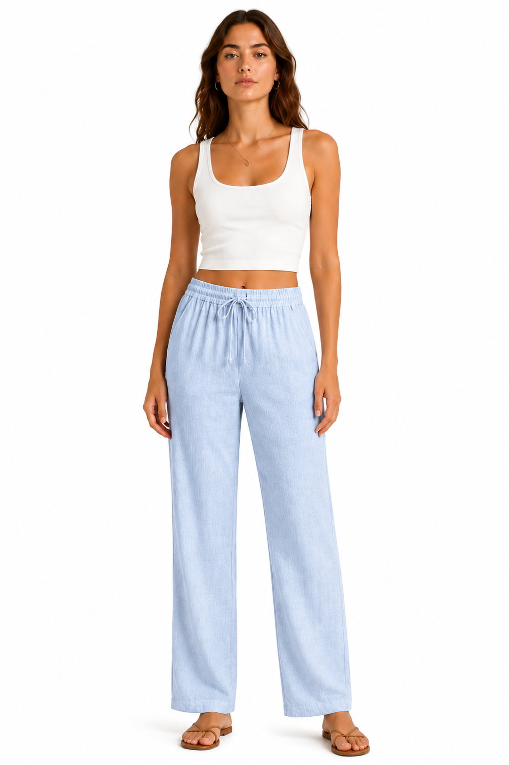 Pantalones de Lino/Algodón