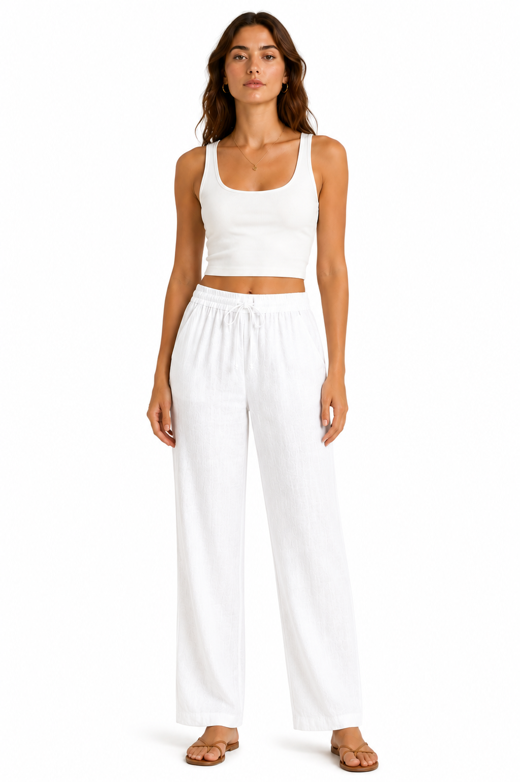 Pantalones de Lino/Algodón
