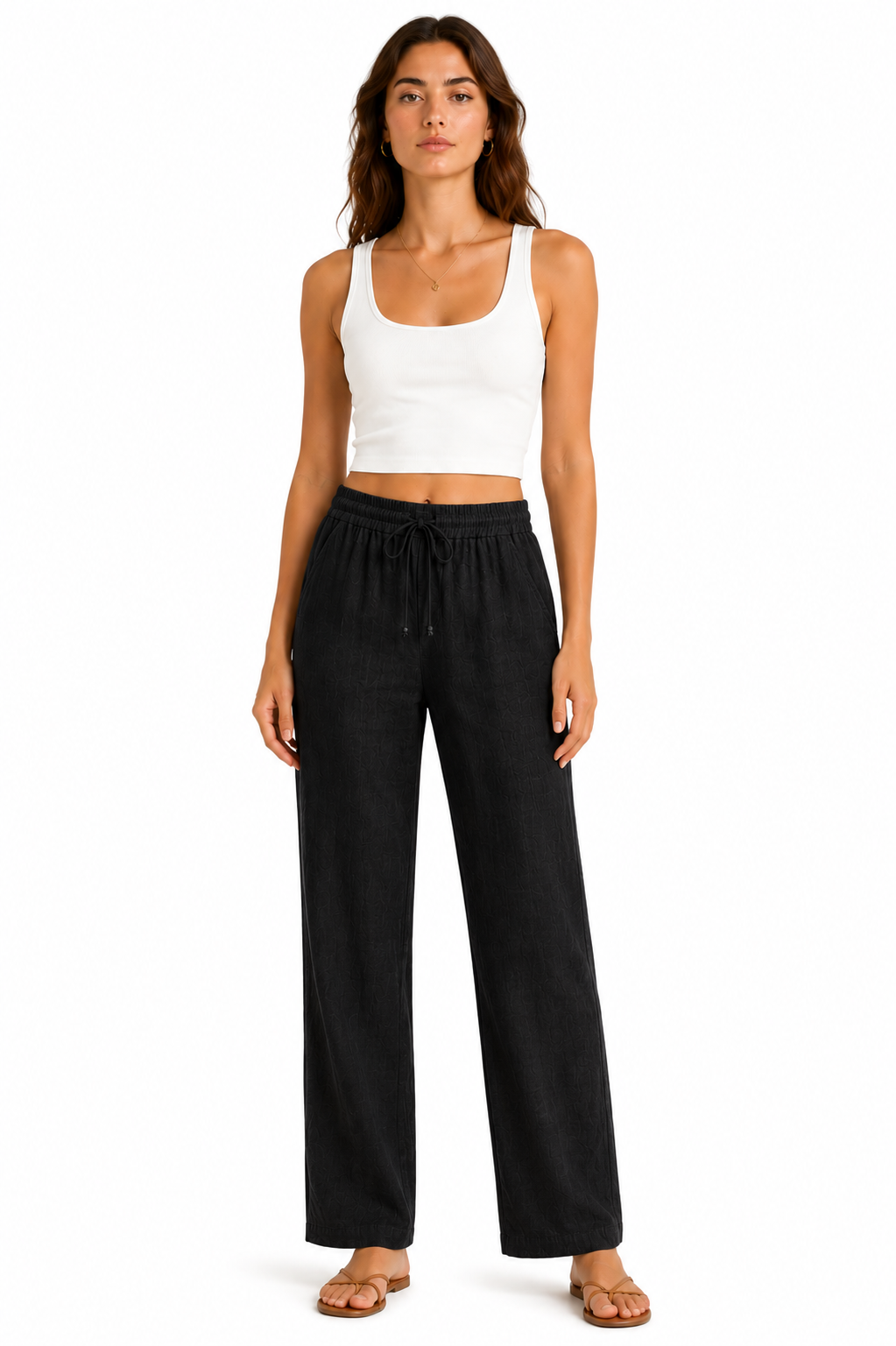 Pantalones de Lino/Algodón