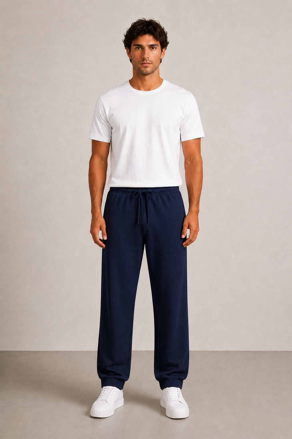 Hombre Pantalon Largo Lino
