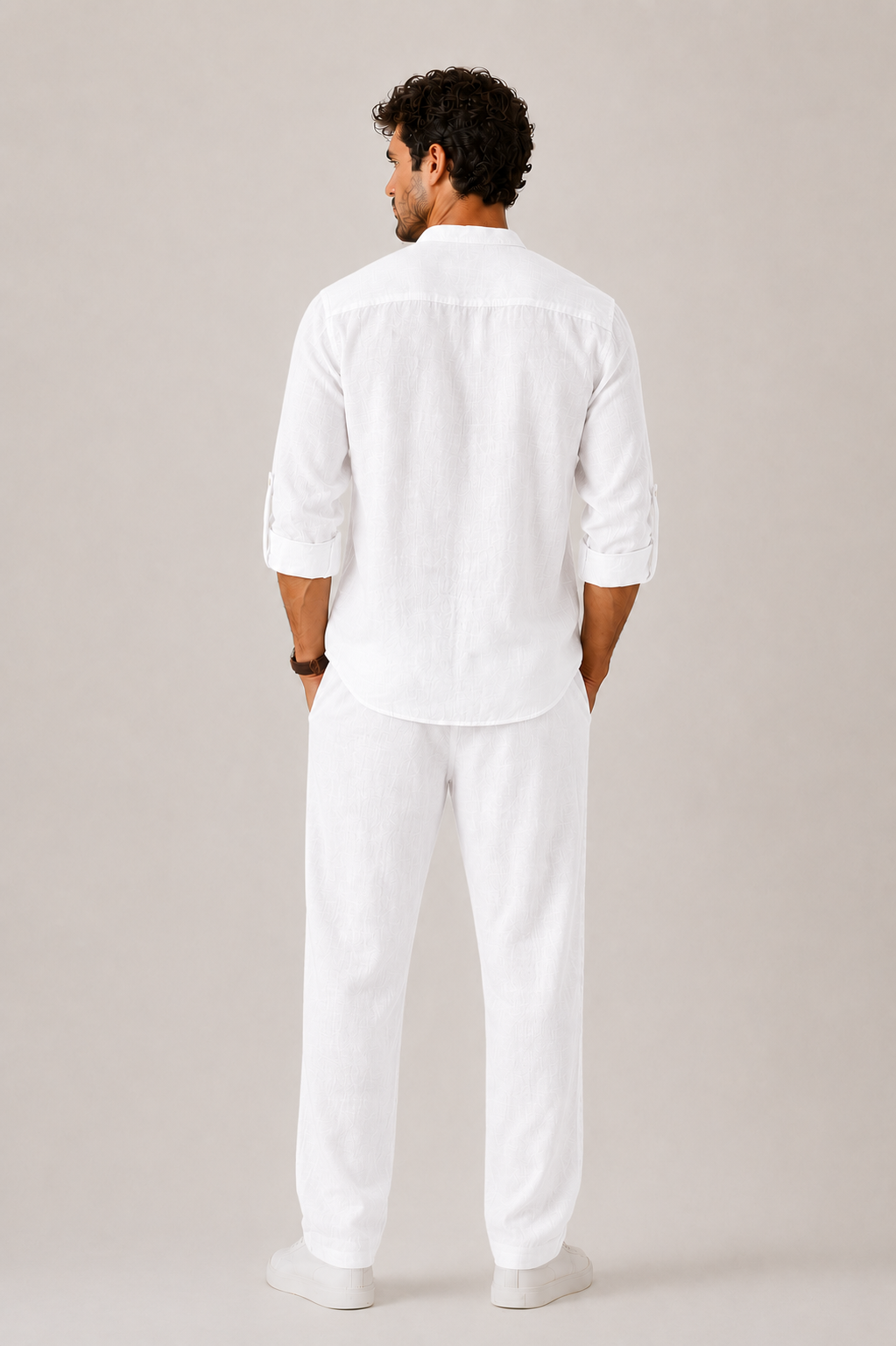 Hombre Camisa de Lino