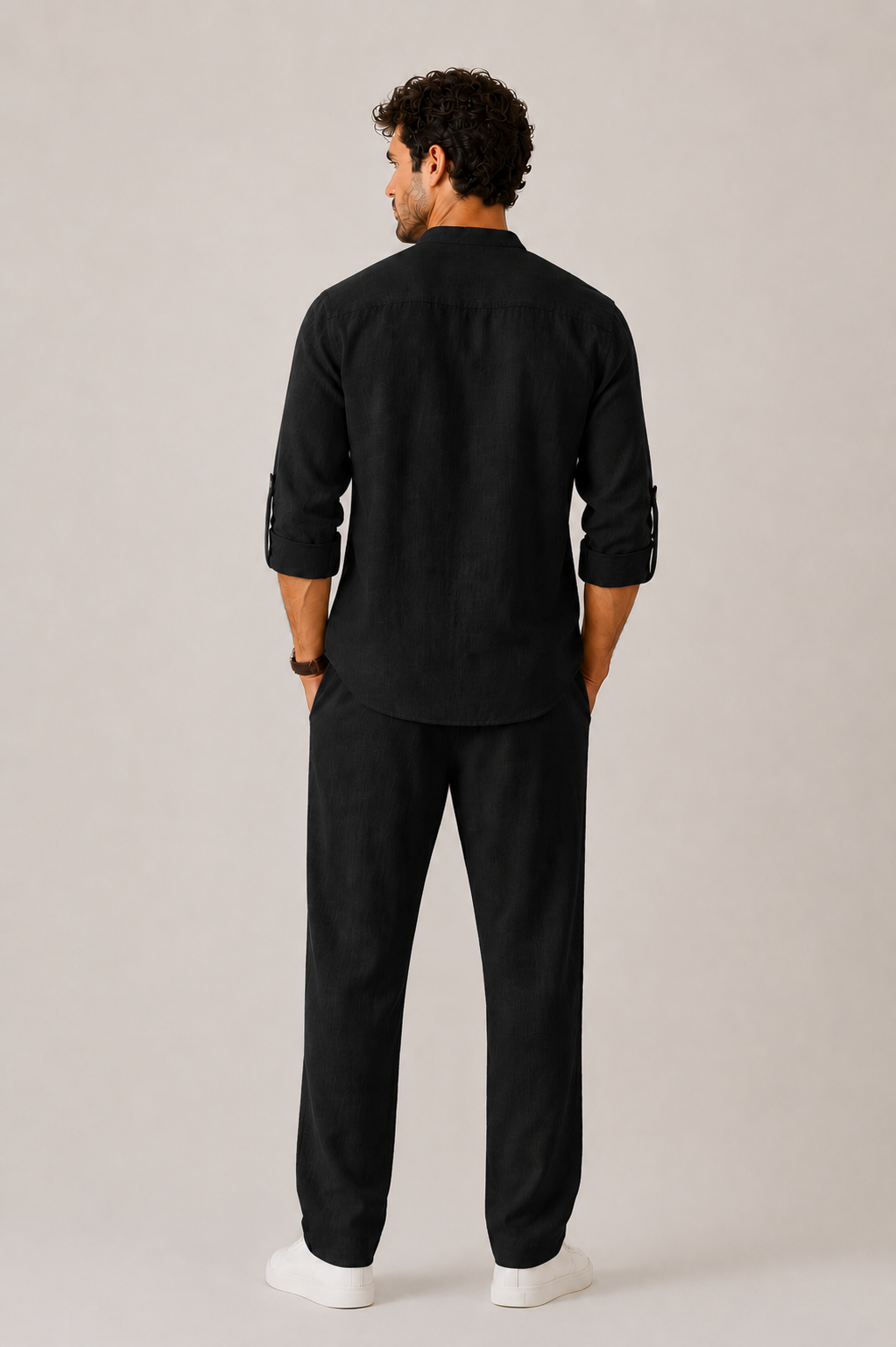 Hombre Camisa de Lino