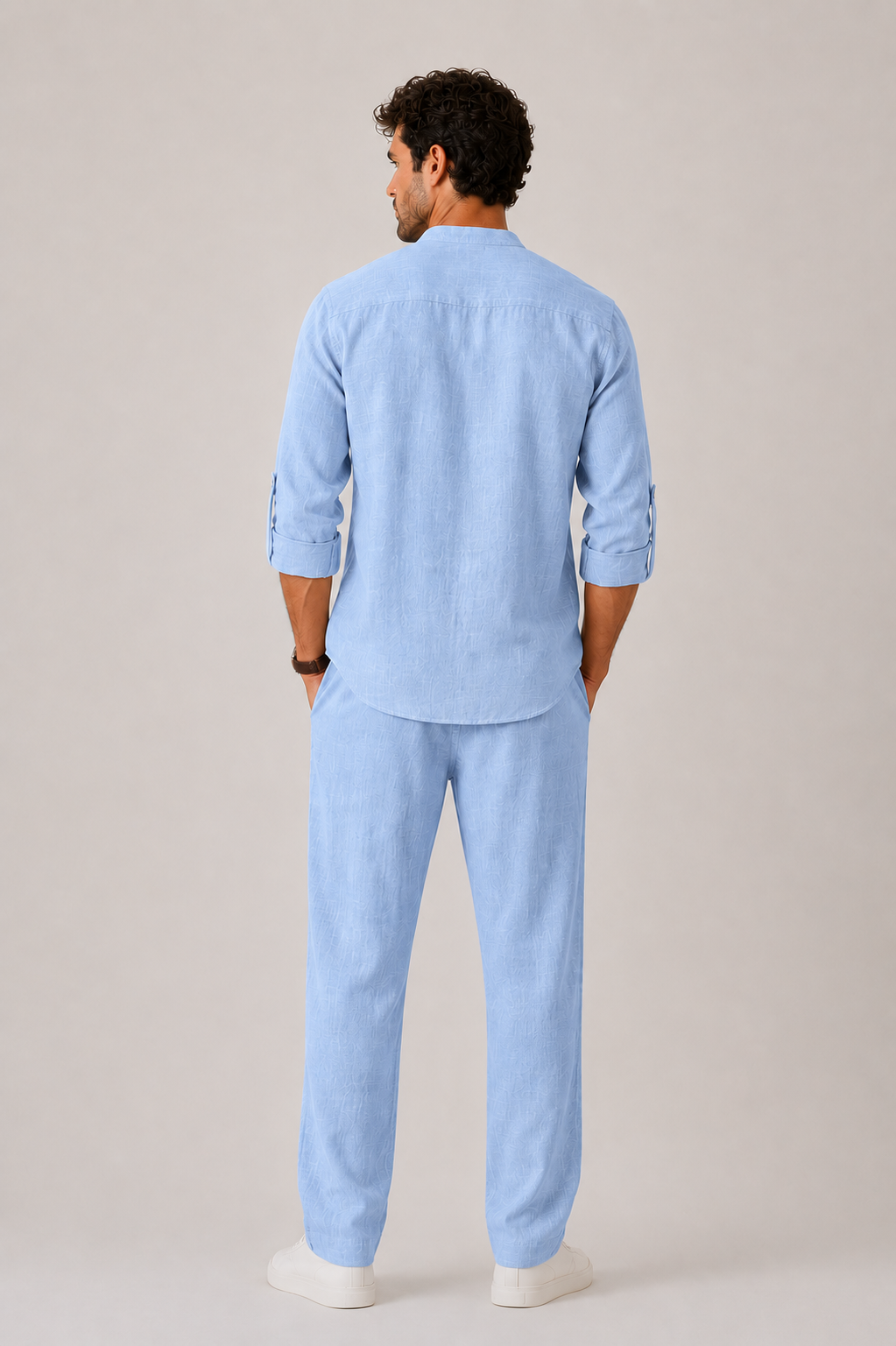 Hombre Camisa de Lino