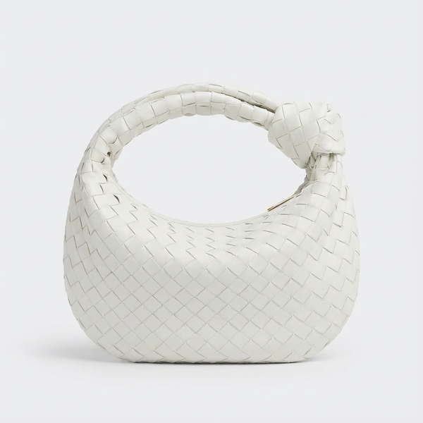Lucia | Bolso Hobo Mujer Con Trenzado Intrecciato Y Asa Anudada | Elegante