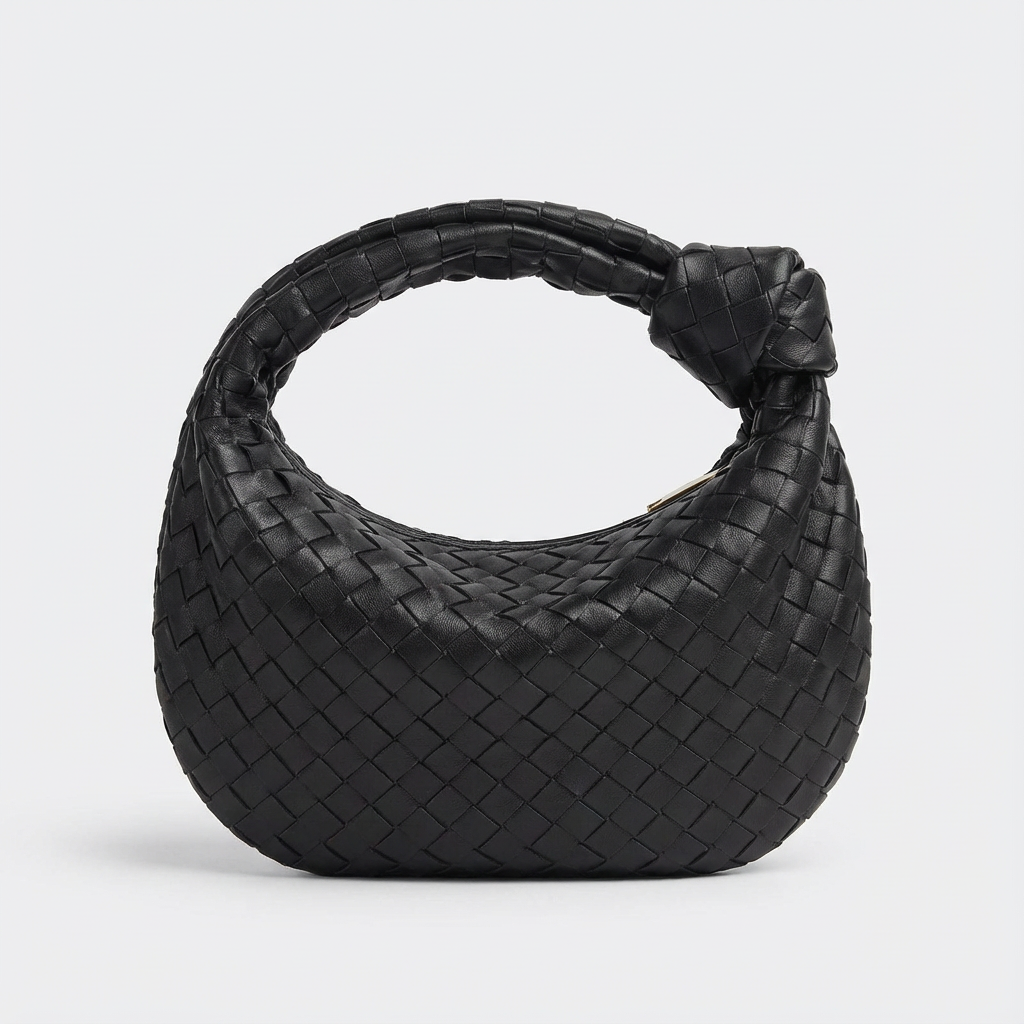 Lucia | Bolso Hobo Mujer Con Trenzado Intrecciato Y Asa Anudada | Elegante