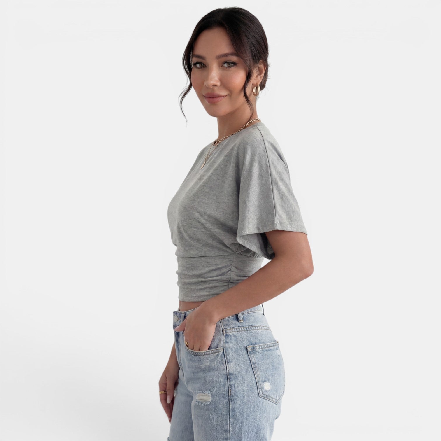 Camiseta Oversize Mujer Verano Elegante