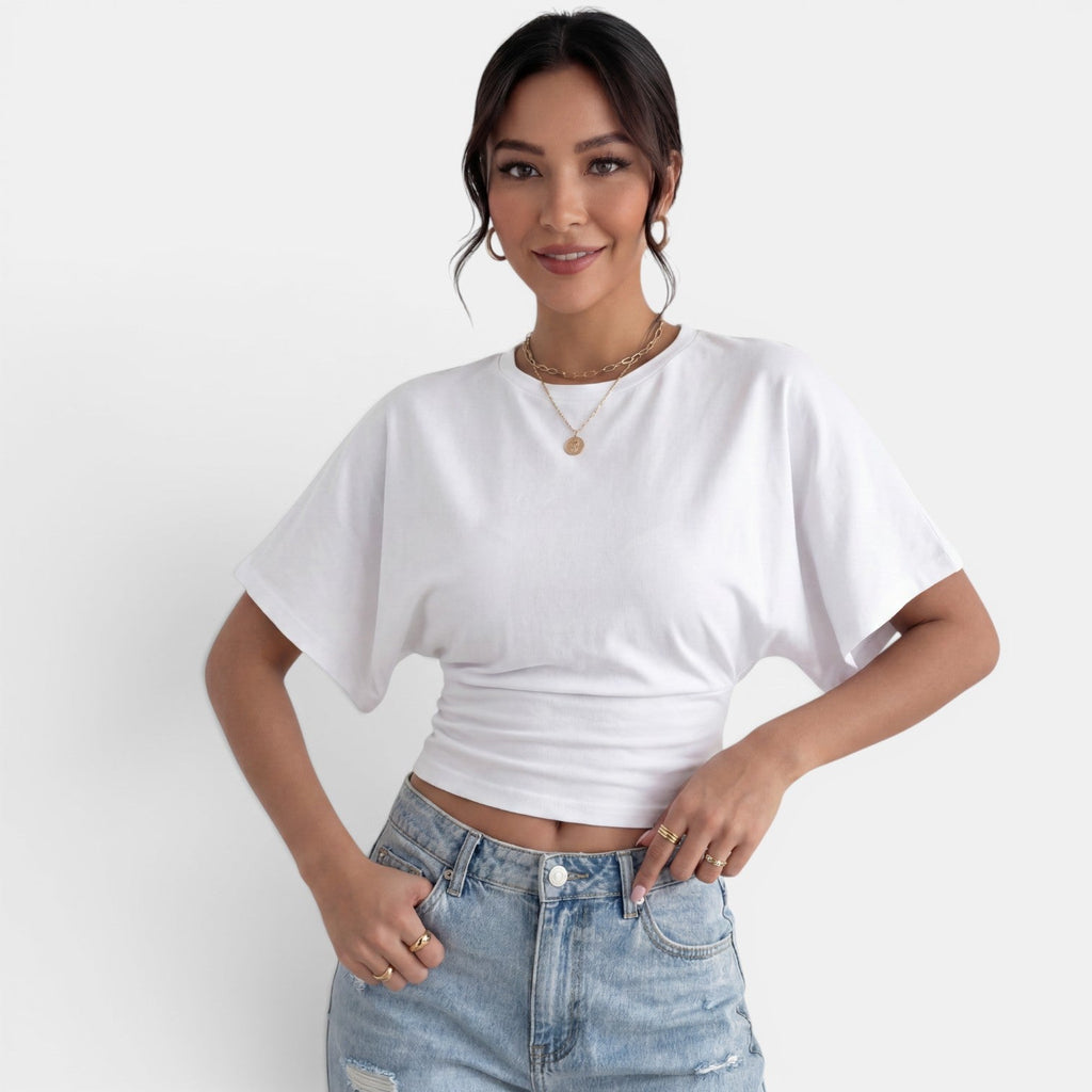 Camiseta Oversize Mujer Verano Elegante