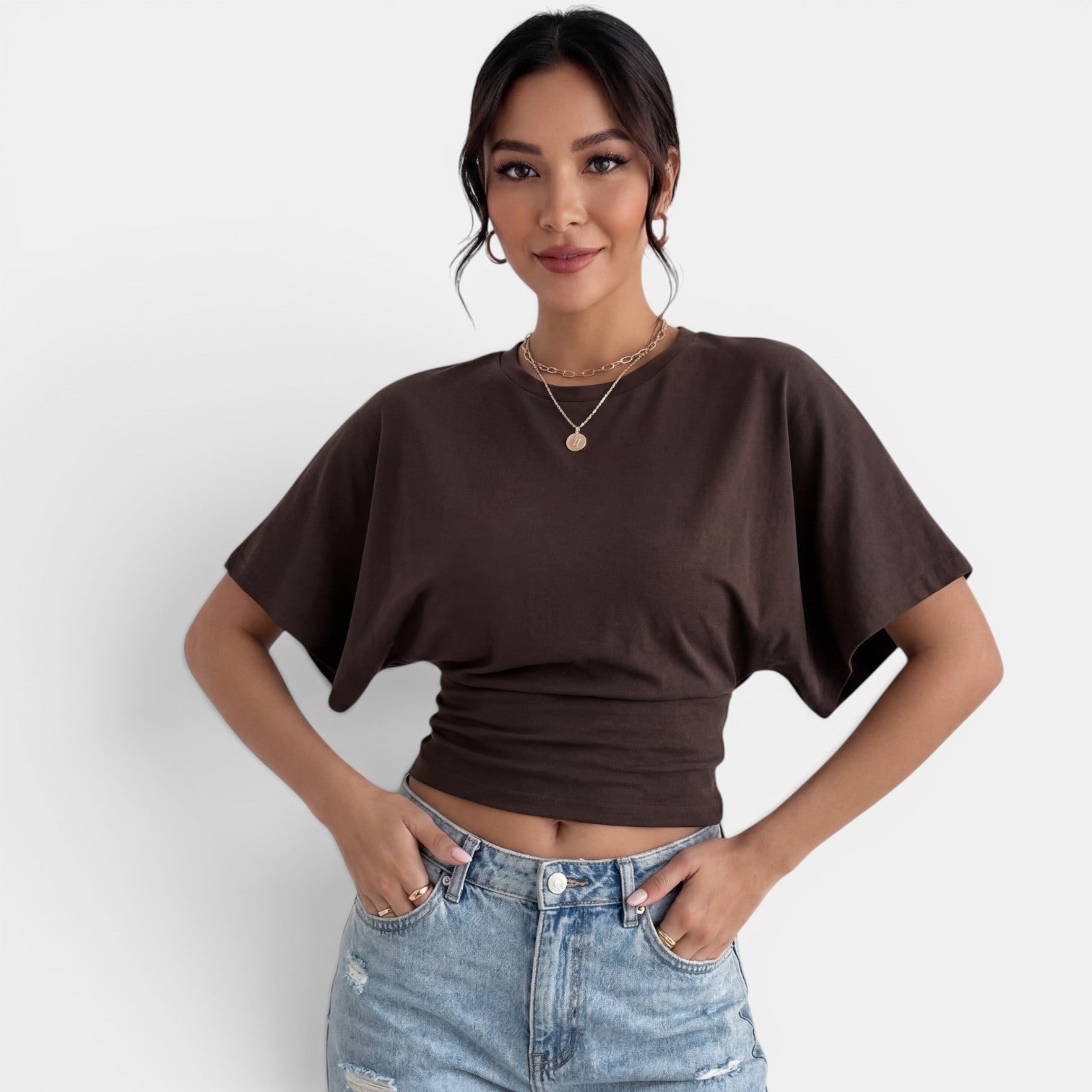 Camiseta Oversize Mujer Verano Elegante